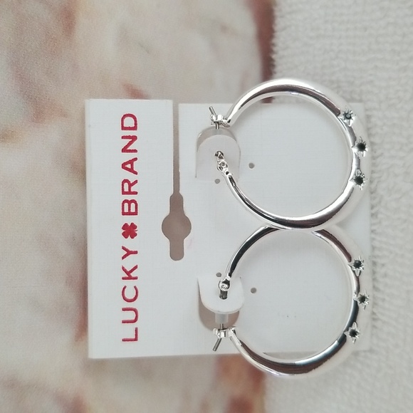 New Lucky Brand Hoop Earrings - Picture 1 of 7